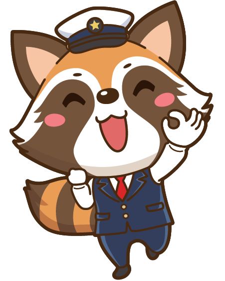 ドライバー人材紹介BE DRIVERのキャラクター(OKサイン)