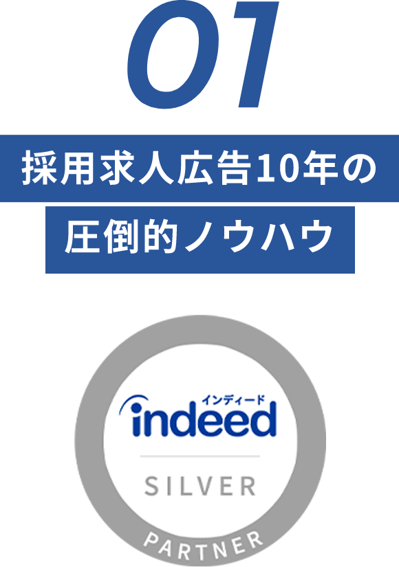 採用求人広告10年の 圧倒的ノウハウ