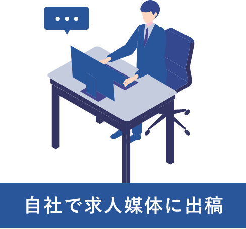 自社で求人媒体に出稿