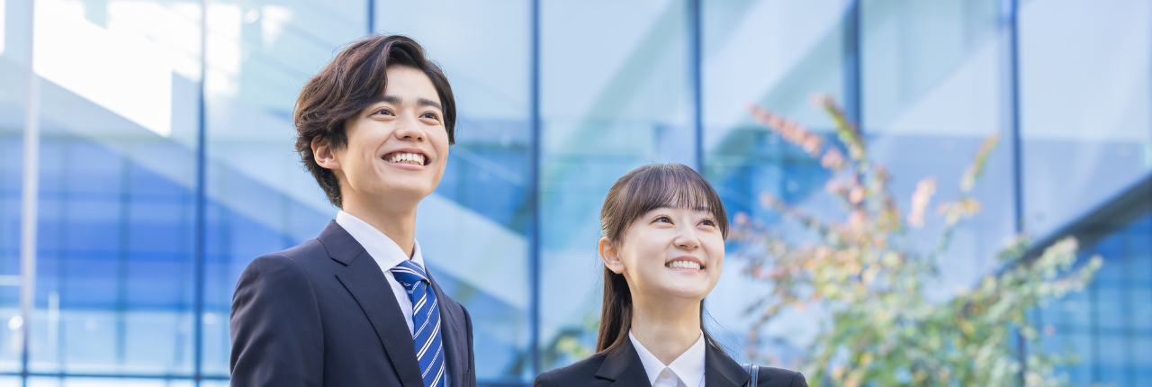 リクルート　男女　写真