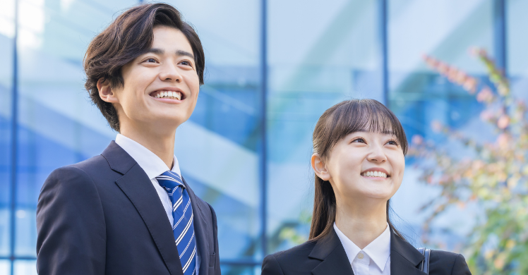 リクルート　男女　写真