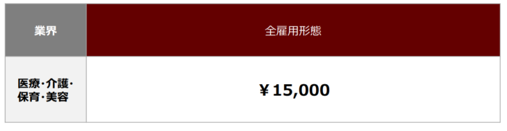 バイトルPRO掲載課金型医療・介護・保育・美容料金